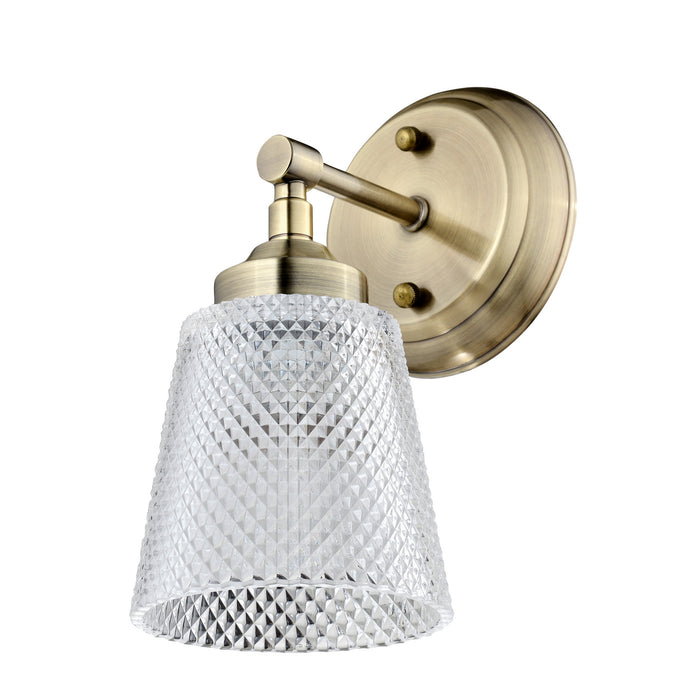 Varaluz 312B01AB One Light Bath, Antique Brass