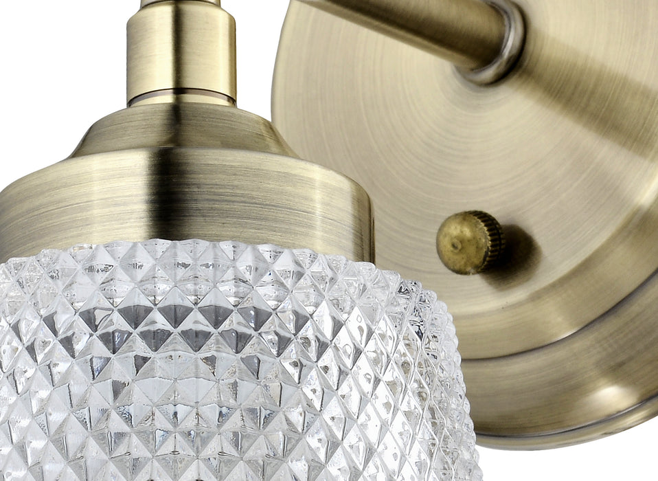 Varaluz 312B01AB One Light Bath, Antique Brass