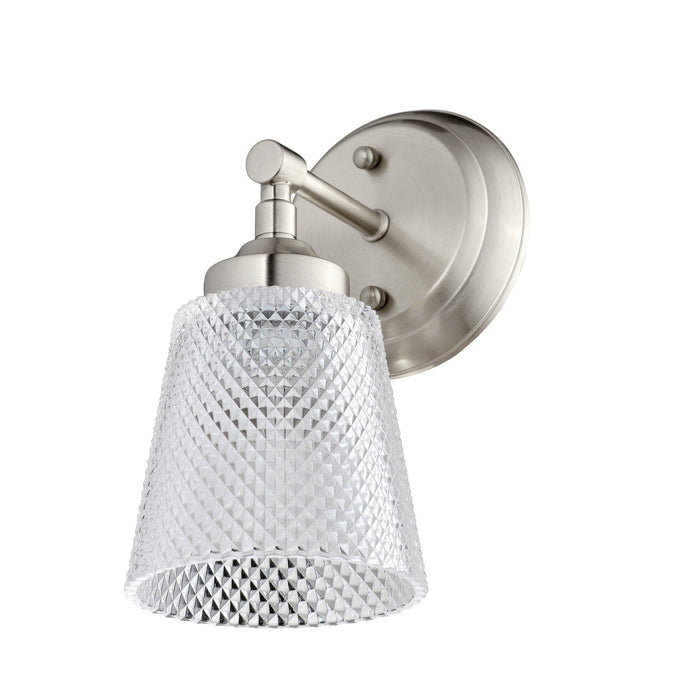 Varaluz 312B01BN One Light Bath, Brushed Nickel