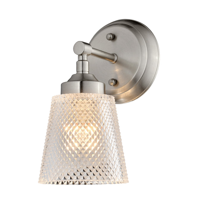Varaluz 312B01BN One Light Bath, Brushed Nickel