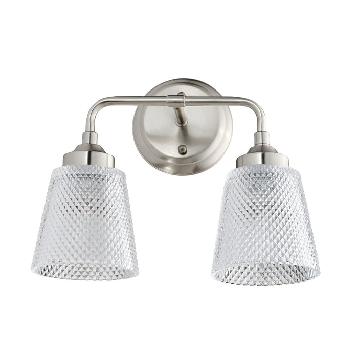 Varaluz 312B02BN Two Light Bath, Brushed Nickel