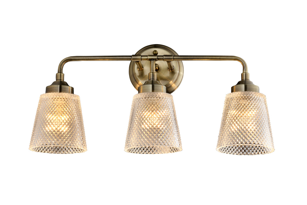 Varaluz 312B03AB Three Light Bath, Antique Brass