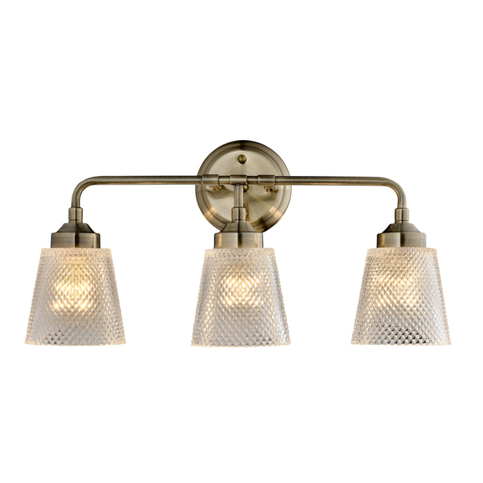 Varaluz 312B03AB Three Light Bath, Antique Brass