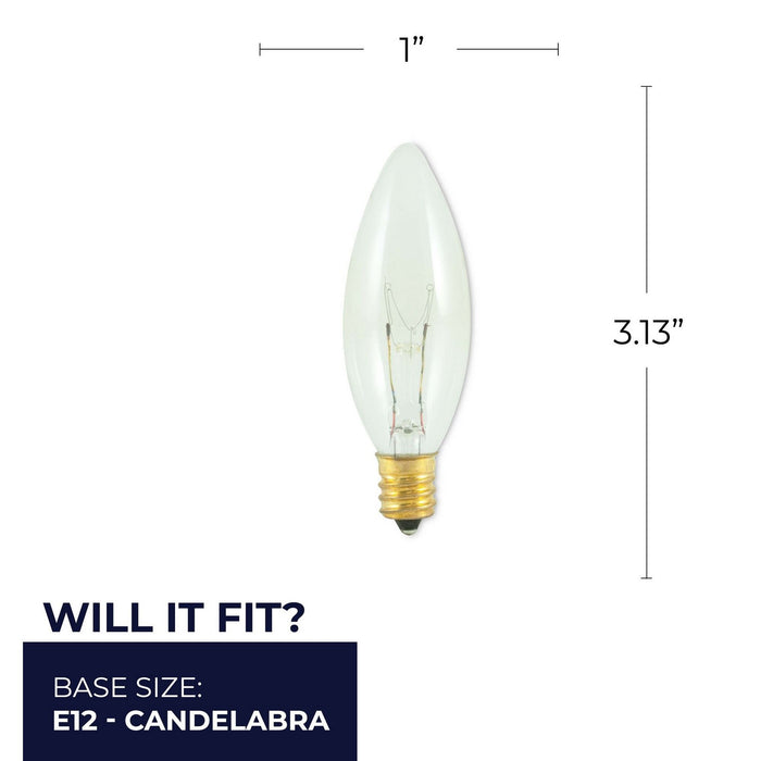 Bulbrite 490115 Light Bulb, Clear