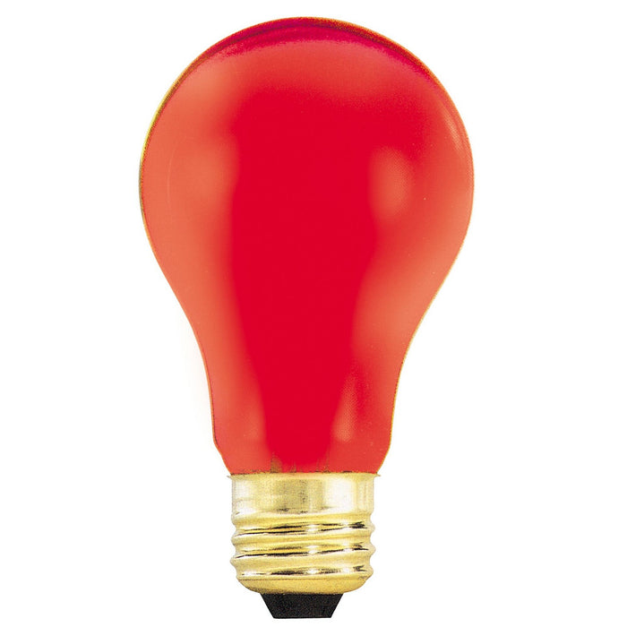 Bulbrite 105725 Light Bulb, Transparent Red