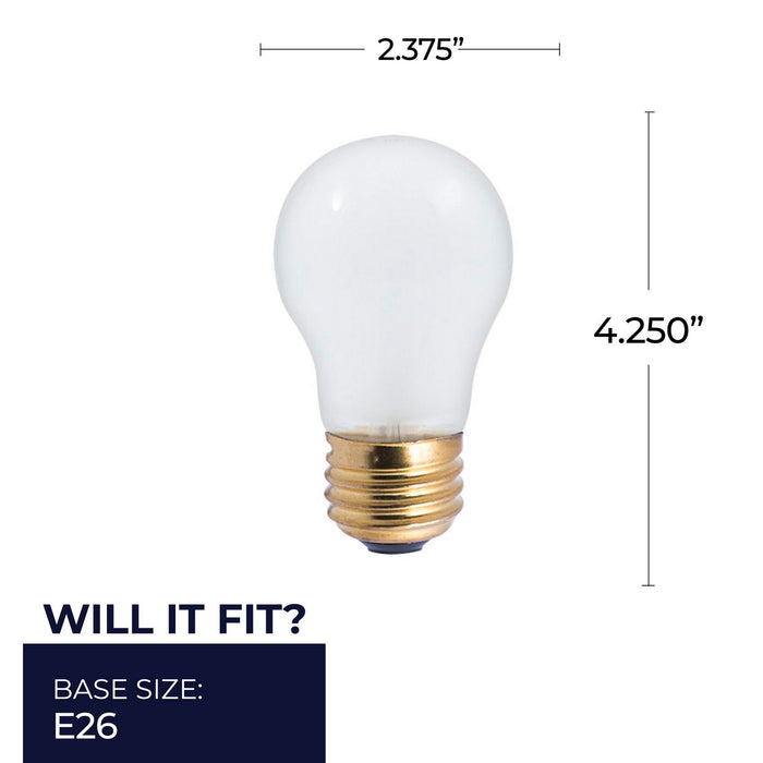 Bulbrite 110025 Light Bulb, Frost