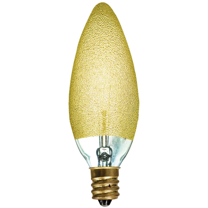 Bulbrite 144010 Light Bulb, Amber Ice
