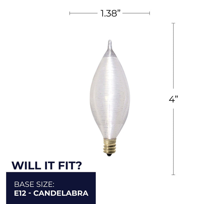 Bulbrite 430025 Light Bulb, Satin