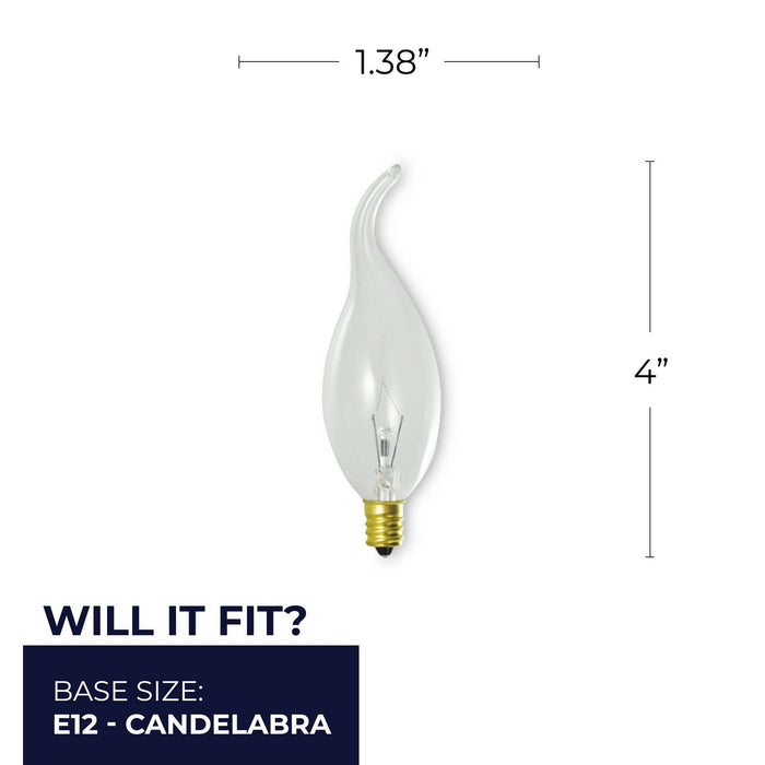 Bulbrite 414025 Light Bulb, Clear