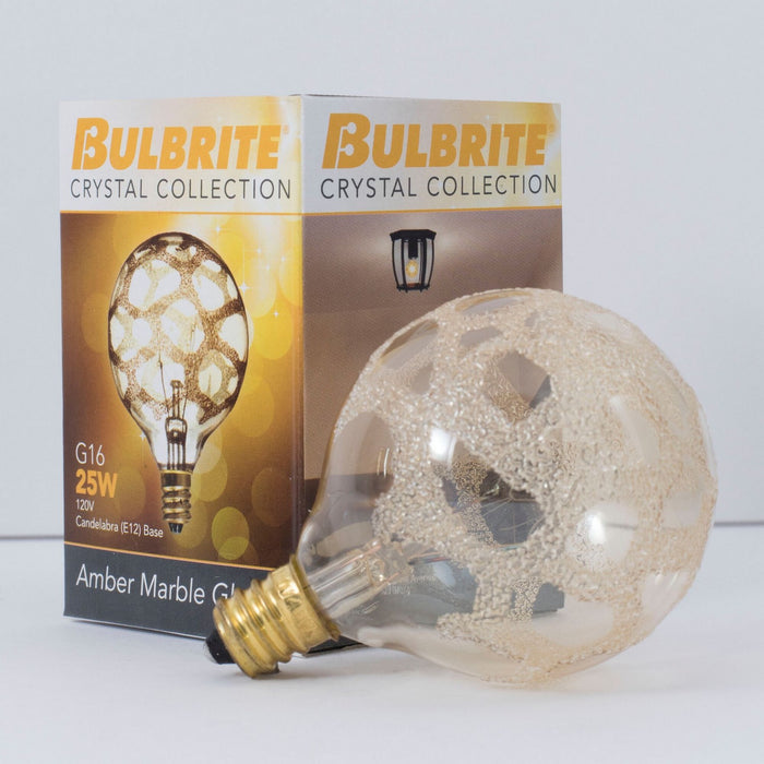 Bulbrite 144024 Light Bulb, Amber Marble