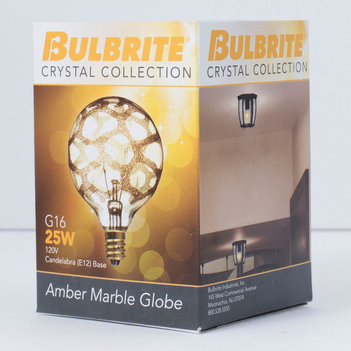 Bulbrite 144024 Light Bulb, Amber Marble
