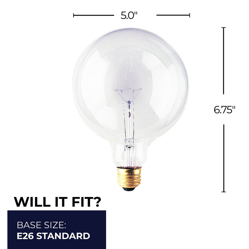 Bulbrite 351025 Light Bulb, Clear