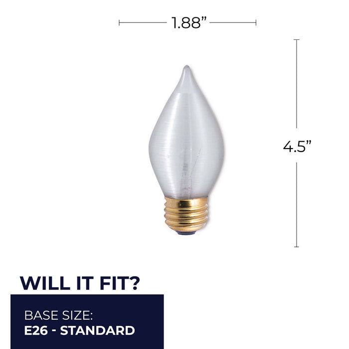 Bulbrite 431040 Light Bulb, Satin