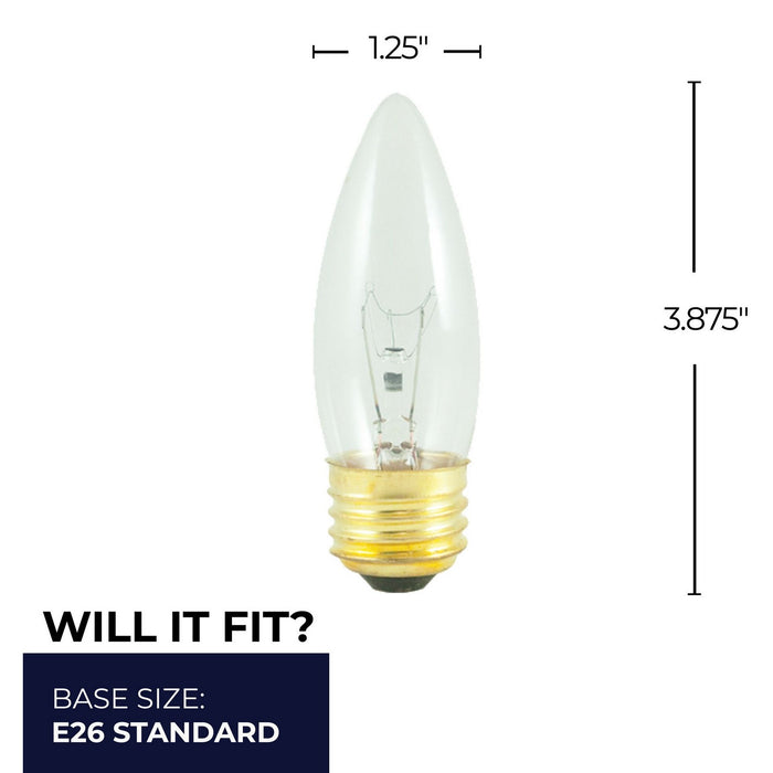Bulbrite 495040 Light Bulb, Clear