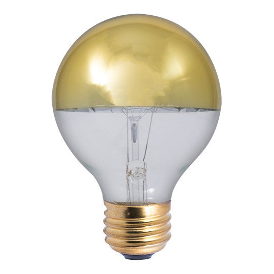 Bulbrite 712424 Light Bulb, Half Gold