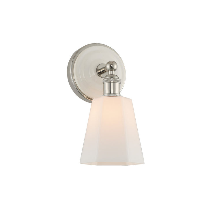 Kalco 305031PN One Light Bath, Polished Nickel