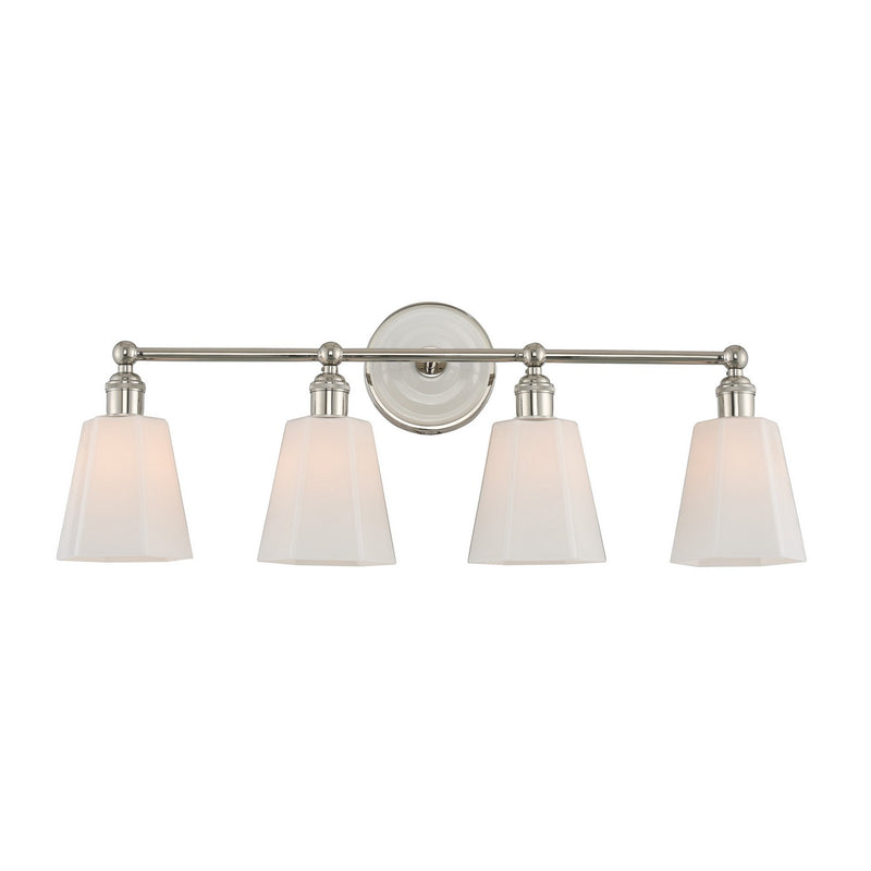 Kalco 305034PN Four Light Bath, Polished Nickel