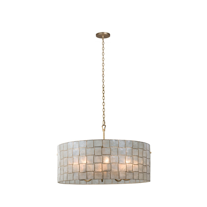 Kalco 505852OL Eight Light Pendant, Oxidized Gold Leaf