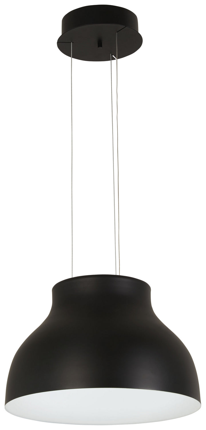 George Kovacs P1780-066A-L LED Pendant, Matte Black