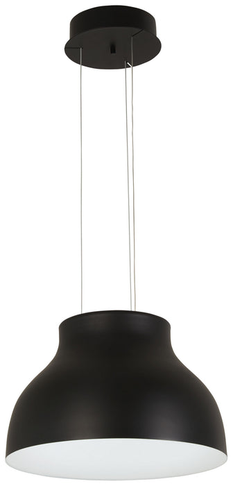 George Kovacs P1780-066A-L LED Pendant, Matte Black