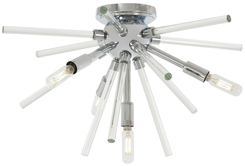 George Kovacs P1799-077 Four Light Flush Mount, Chrome