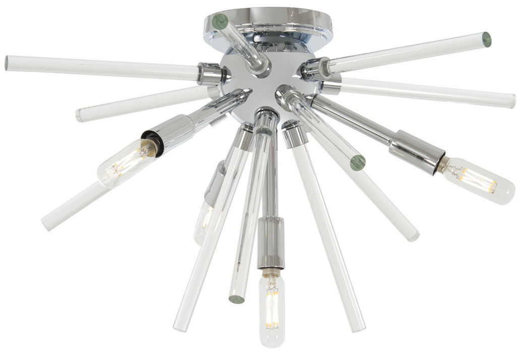 George Kovacs P1799-077 Four Light Flush Mount, Chrome