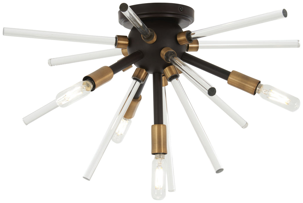 George Kovacs P1799-416 Four Light Flush Mount, Chrome
