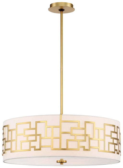 George Kovacs P197-248 Four Light Pendant, Honey Gold