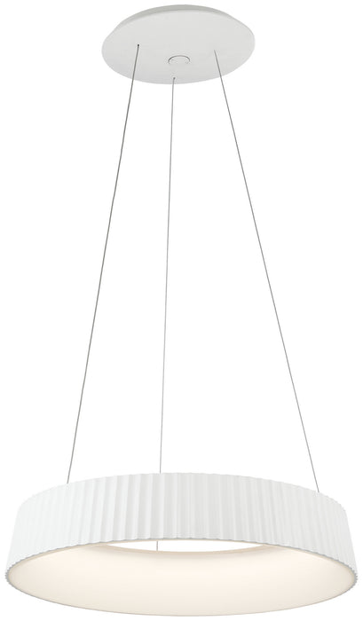 George Kovacs P8130-044-L LED Pendant, White