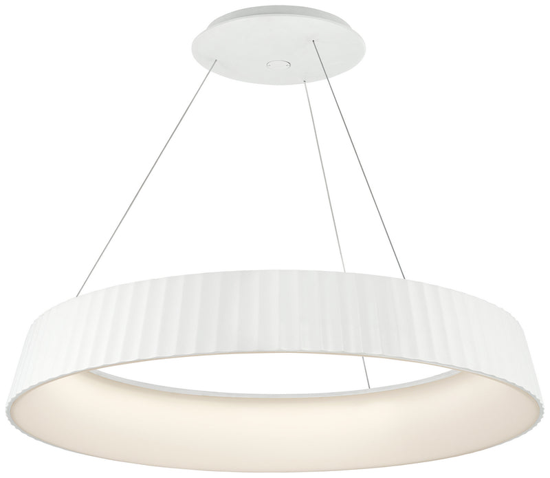 George Kovacs P8131-044-L LED Pendant, White