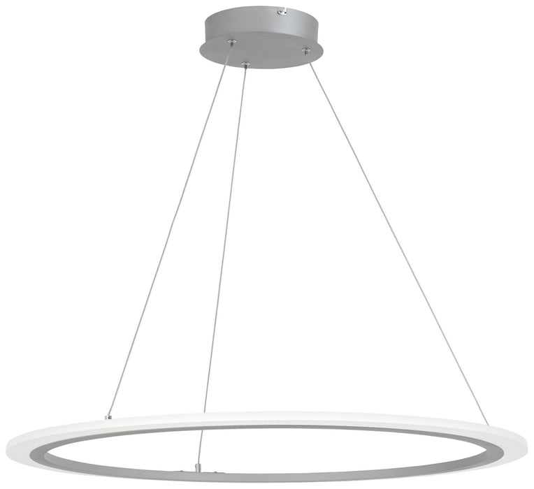 George Kovacs P8141-609-L LED Pendant, Silver