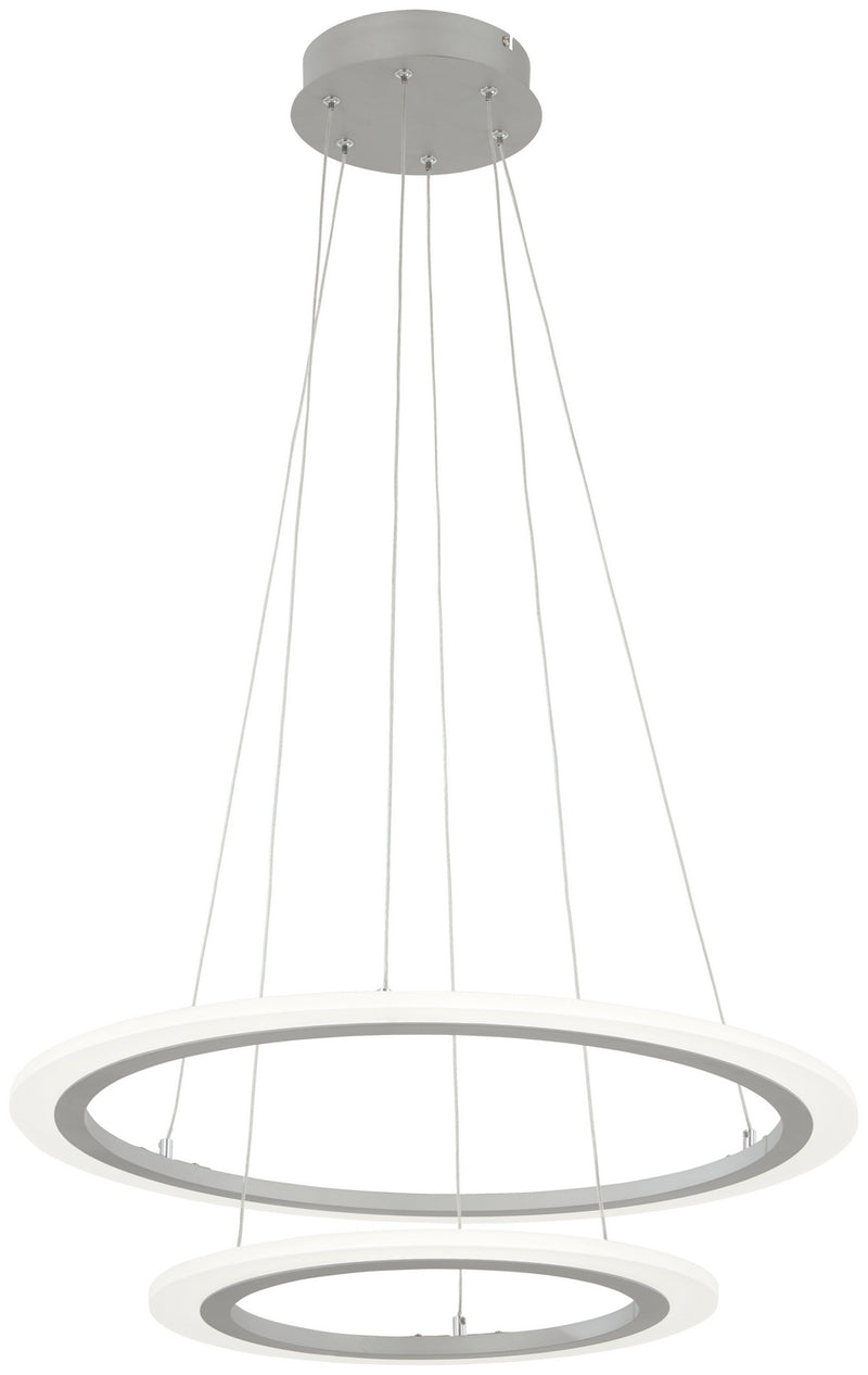 George Kovacs P8142-609-L LED Pendant, Silver