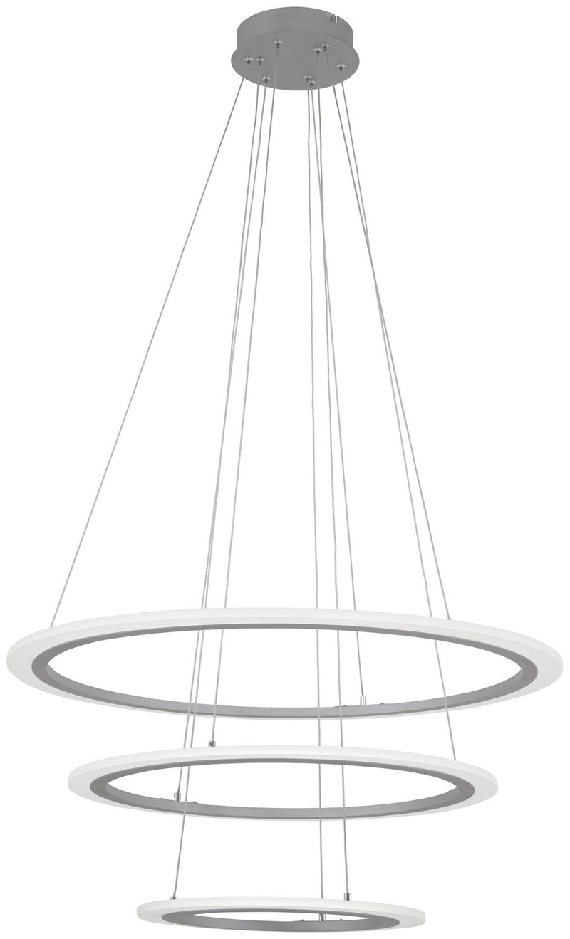 George Kovacs P8143-609-L LED Pendant, Silver