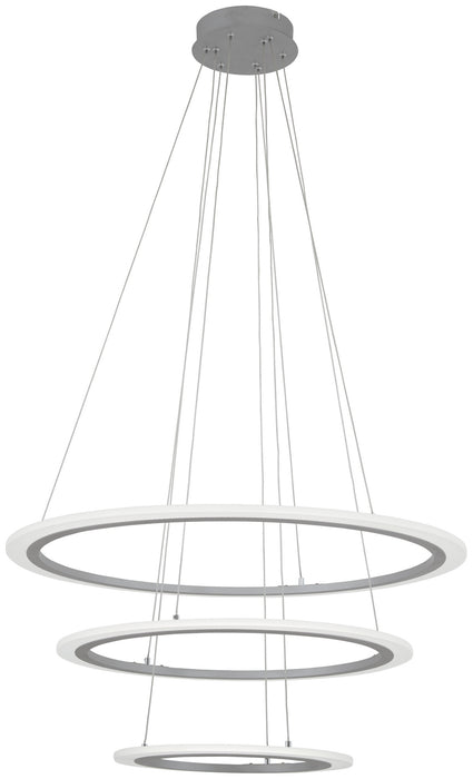 George Kovacs P8143-609-L LED Pendant, Silver