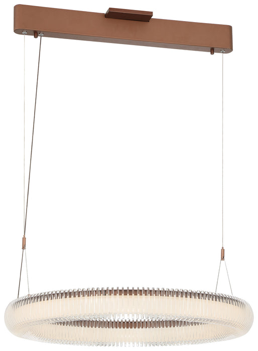 George Kovacs P8172-670-L LED Pendant, Satin Bronze