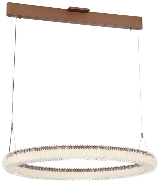 George Kovacs P8174-670-L LED Pendant, Satin Bronze