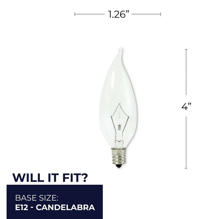 Bulbrite 460325 Light Bulb, Clear