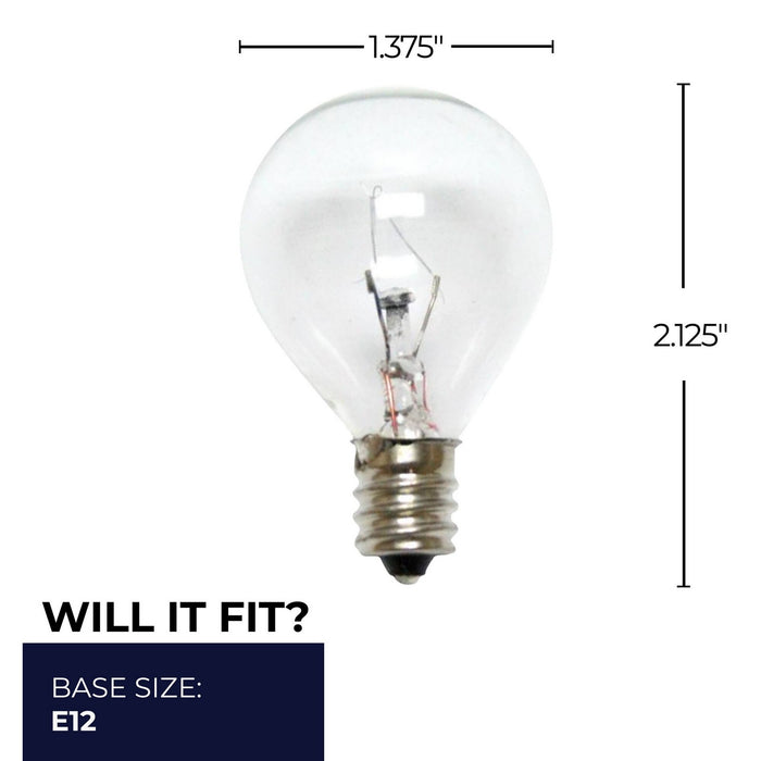 Bulbrite 461040 Light Bulb, Clear