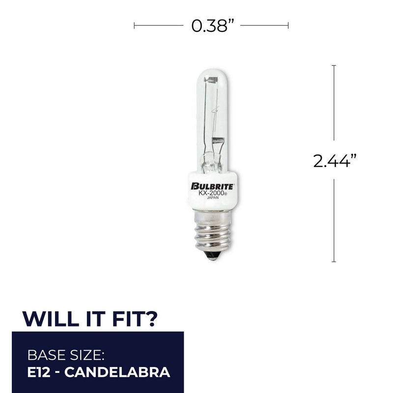 Bulbrite 473040 Light Bulb, Clear