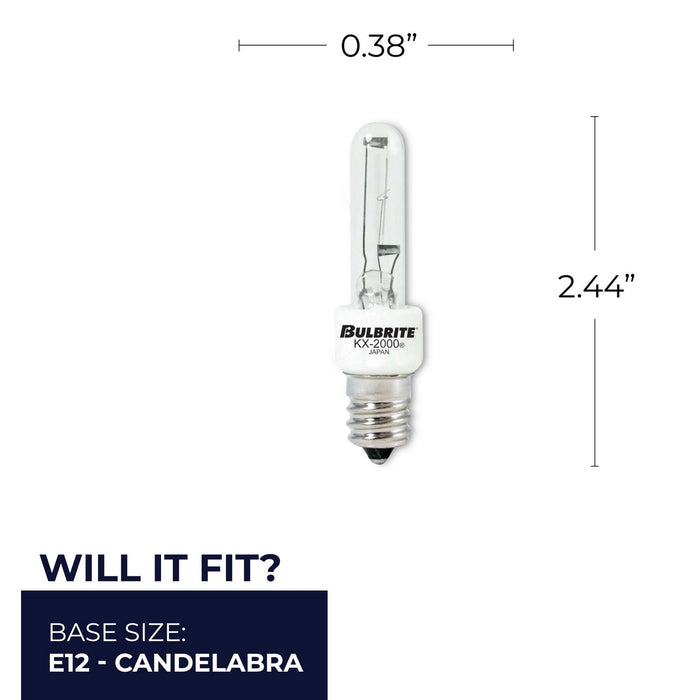 Bulbrite 473040 Light Bulb, Clear