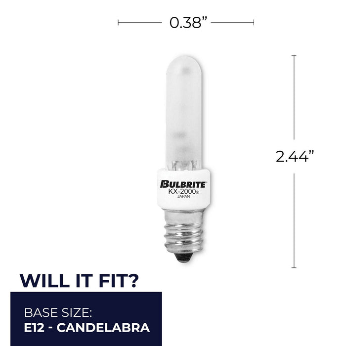 Bulbrite 473041 Light Bulb, Frost