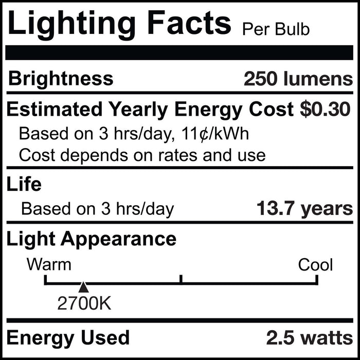 Bulbrite 776858 Light Bulb, Clear