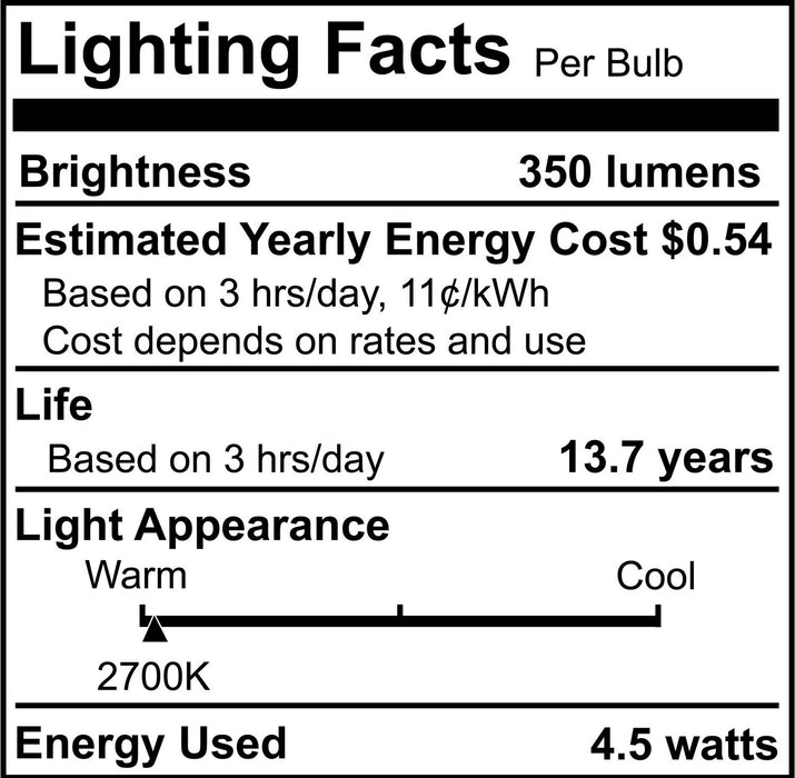 Bulbrite 776862 Light Bulb, Clear