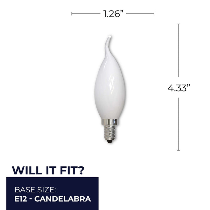 Bulbrite 776860 Light Bulb, Milky