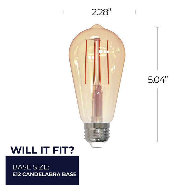 Bulbrite 776801 Light Bulb, Antique