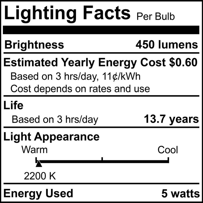 Bulbrite 776801 Light Bulb, Antique