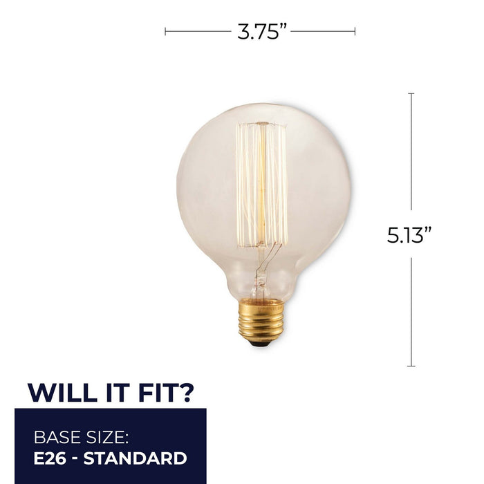 Bulbrite 342040 Light Bulb, Antique