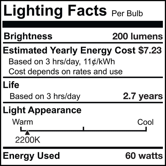 Bulbrite 136020 Light Bulb, Antique
