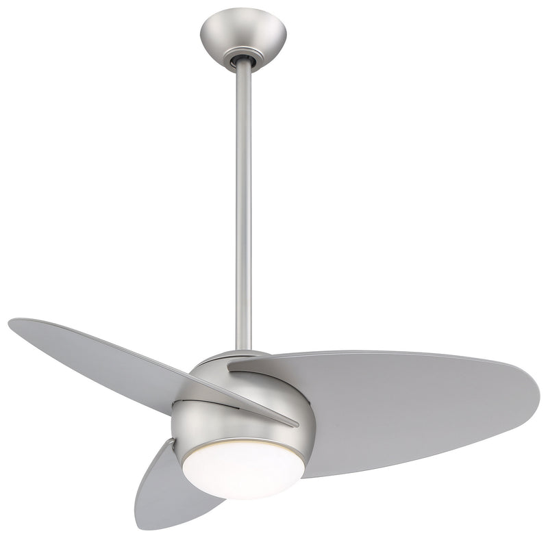Minka Aire F410L-BS 36"Ceiling Fan, Brushed Steel