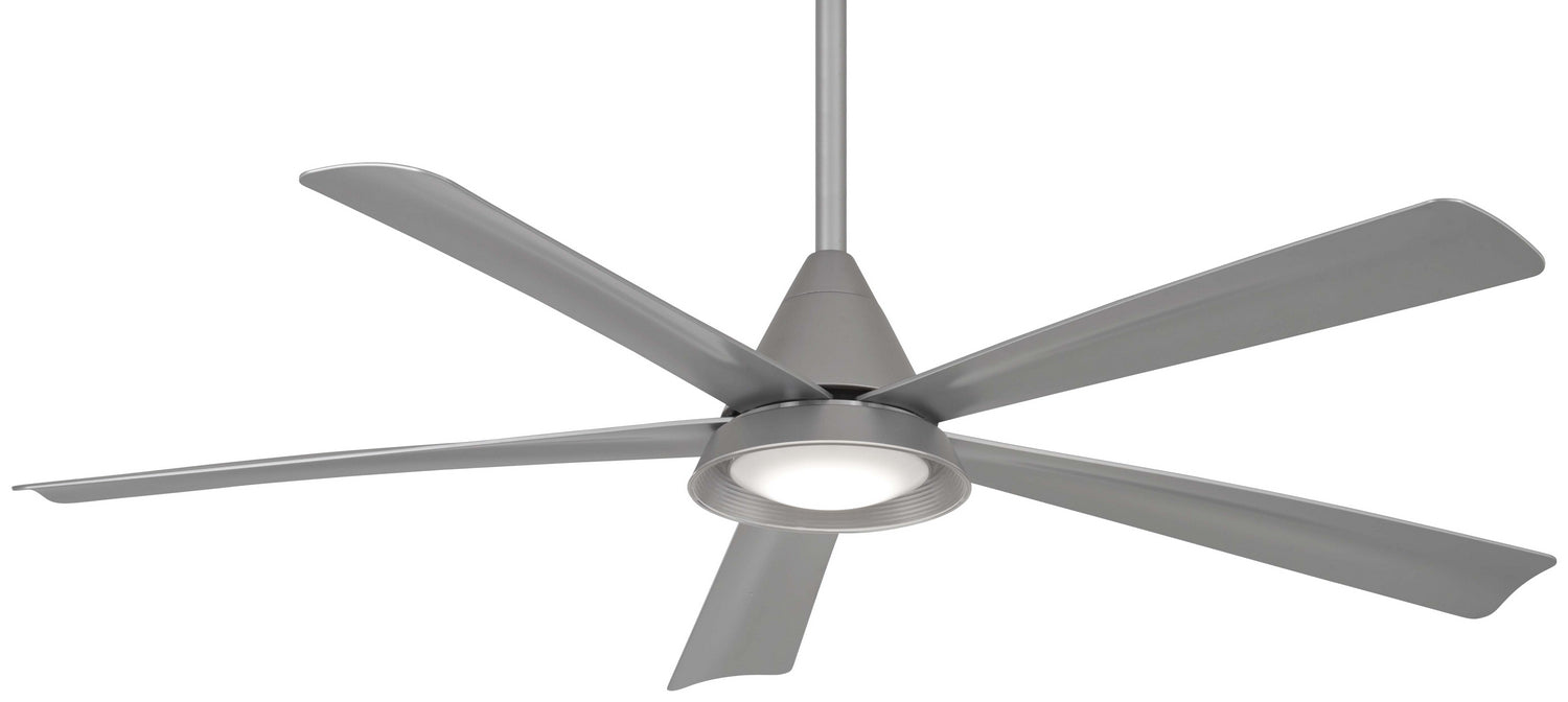 Minka Aire F541L-SL 54" Ceiling Fan, Silver